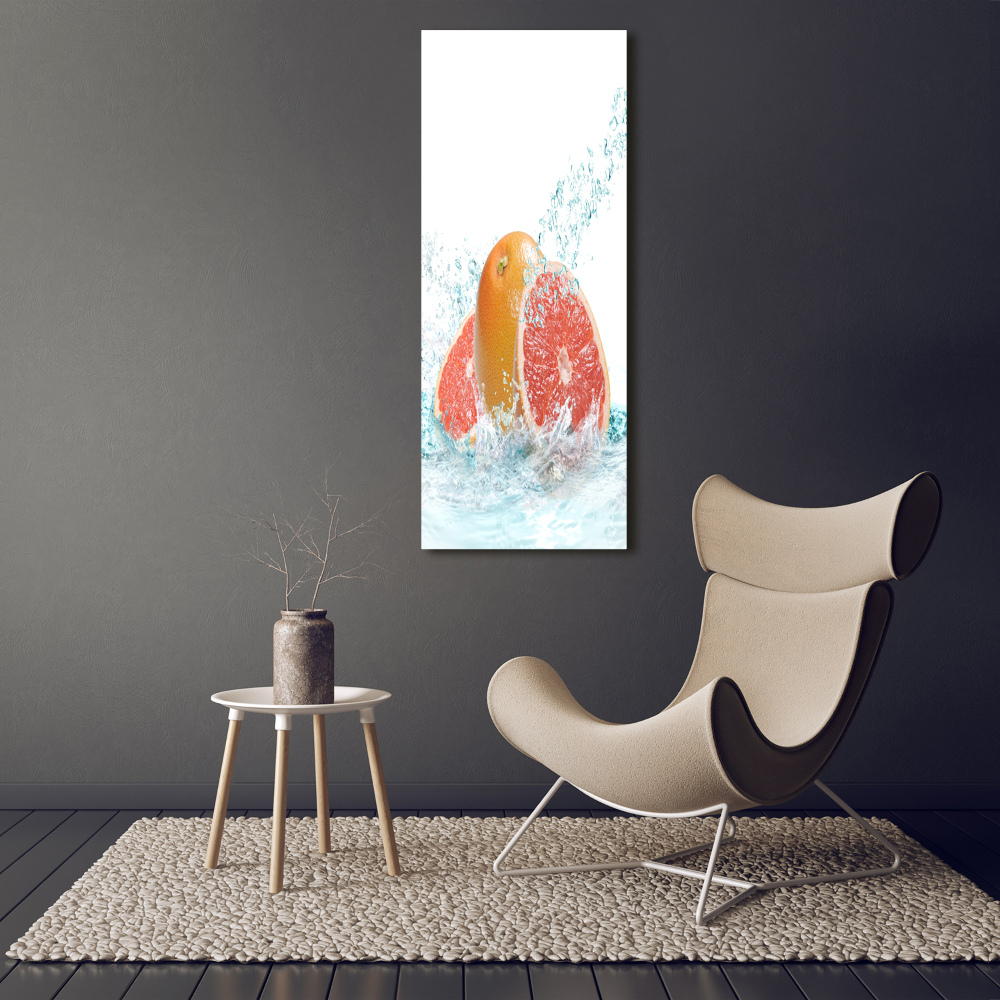 Canvas wall art Grapefruit