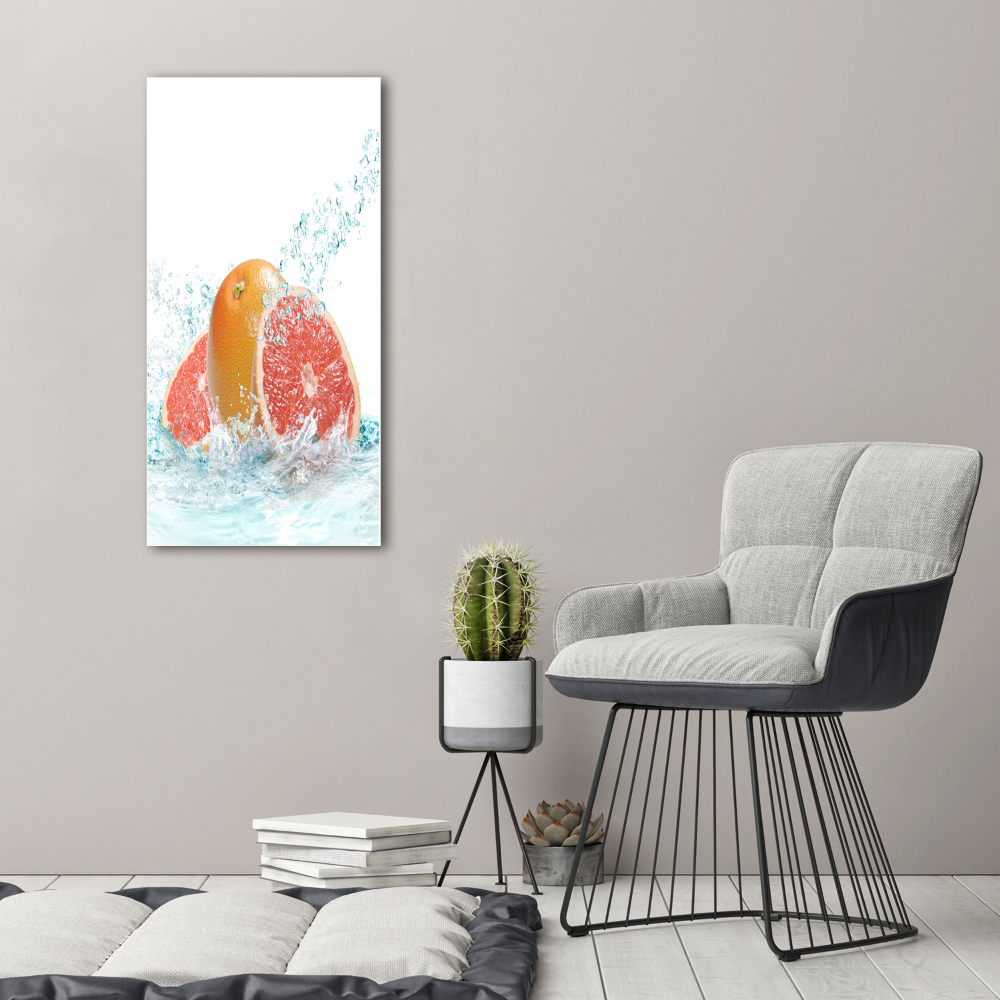 Canvas wall art Grapefruit