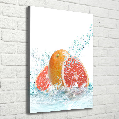 Canvas wall art Grapefruit