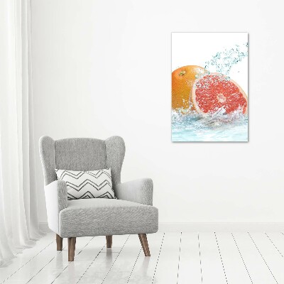 Canvas wall art Grapefruit