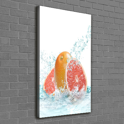 Canvas wall art Grapefruit