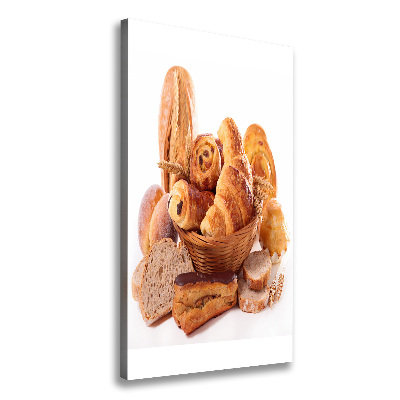 Canvas wall art Bread in the basket