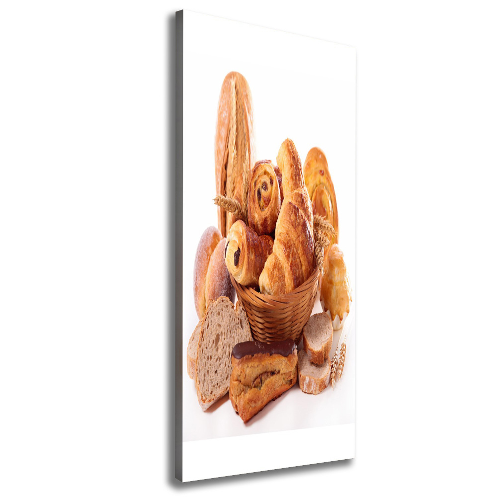 Canvas wall art Bread in the basket