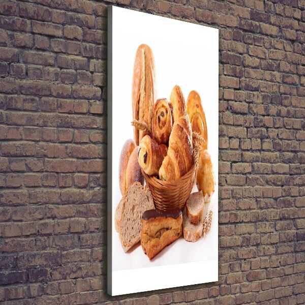 Canvas wall art Bread in the basket