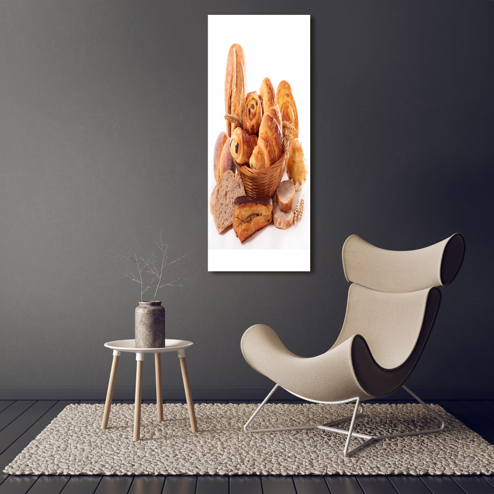 Canvas wall art Bread in the basket