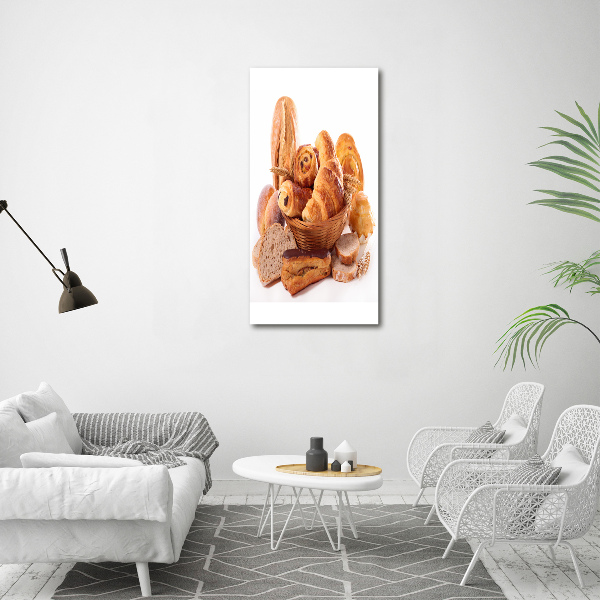 Canvas wall art Bread in the basket