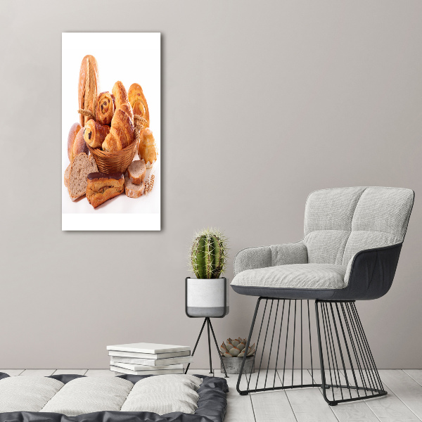 Canvas wall art Bread in the basket