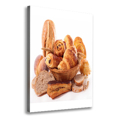 Canvas wall art Bread in the basket