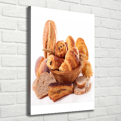 Canvas wall art Bread in the basket