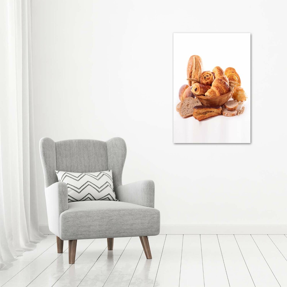 Canvas wall art Bread in the basket