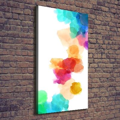 Large canvas wall art Colorful spots