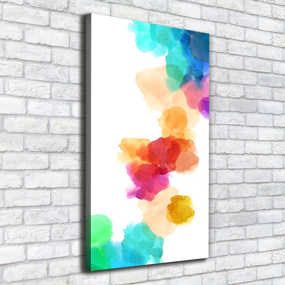 Large canvas wall art Colorful spots