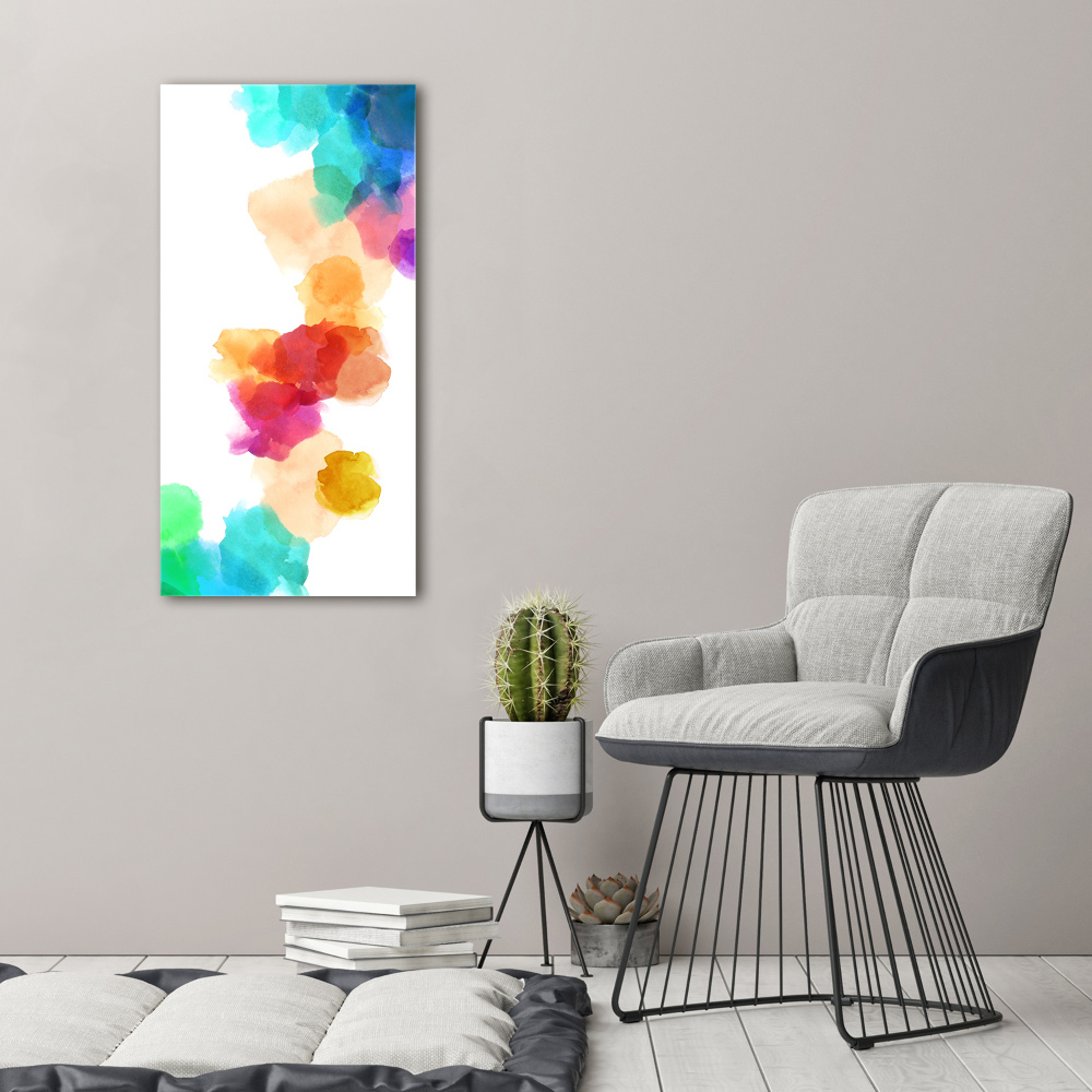 Large canvas wall art Colorful spots