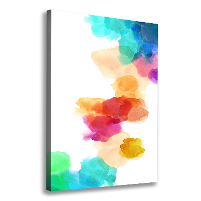 Large canvas wall art Colorful spots