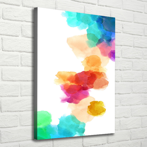 Large canvas wall art Colorful spots