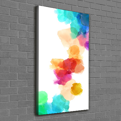 Large canvas wall art Colorful spots