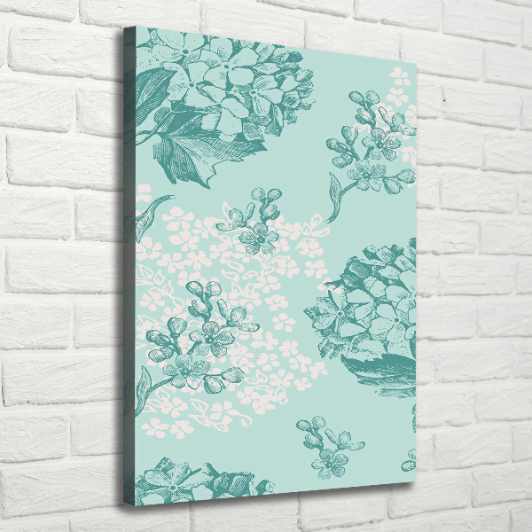 Picture canvas print Hydrangea