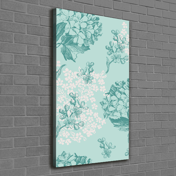 Picture canvas print Hydrangea