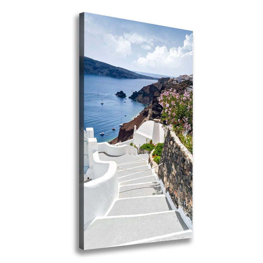 Picture canvas print Santorini Greece