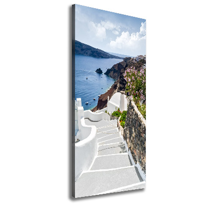 Picture canvas print Santorini Greece