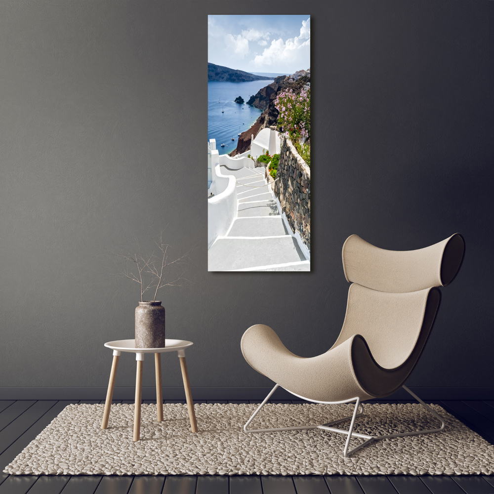 Picture canvas print Santorini Greece