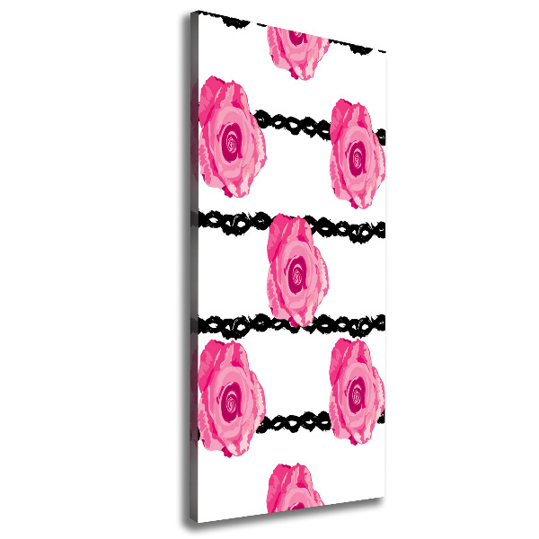 Wall art canvas Roses