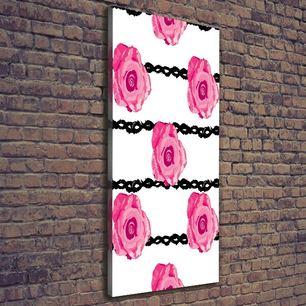 Wall art canvas Roses