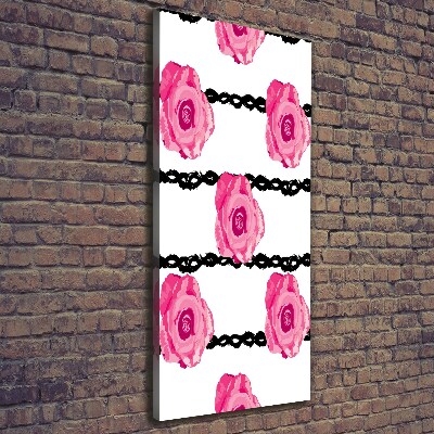 Wall art canvas Roses