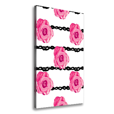 Wall art canvas Roses