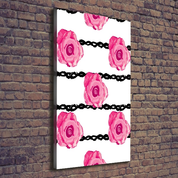 Wall art canvas Roses