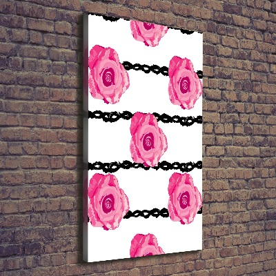 Wall art canvas Roses