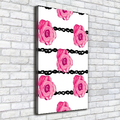 Wall art canvas Roses