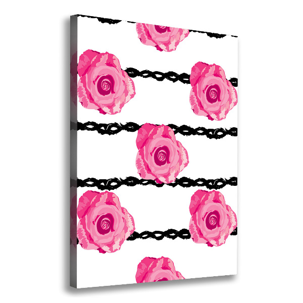 Wall art canvas Roses