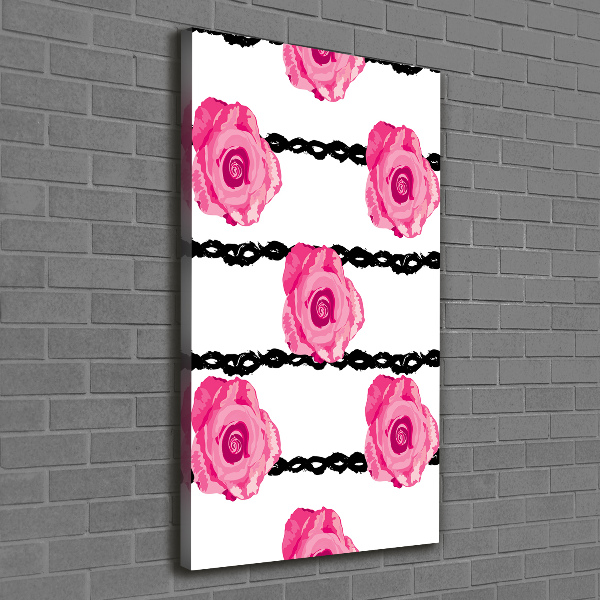 Wall art canvas Roses