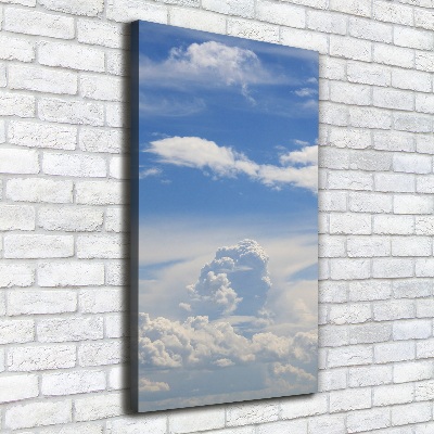 Canvas wall art Clouds in the sky