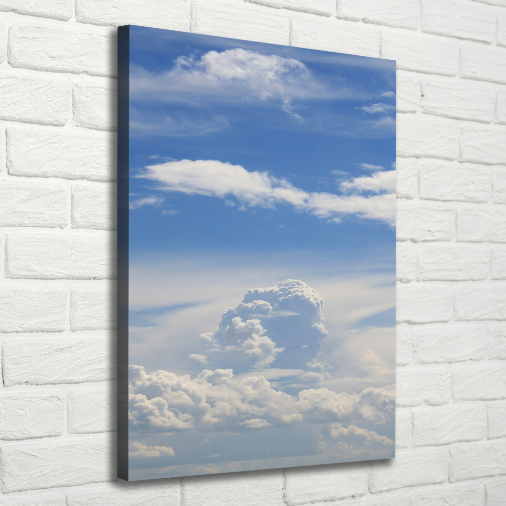 Canvas wall art Clouds in the sky