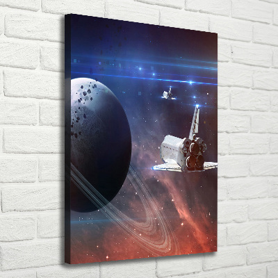 Large canvas wall art Spacecraft