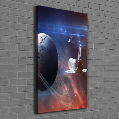 Large canvas wall art Spacecraft