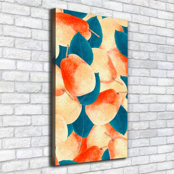 Wall art canvas large Pears