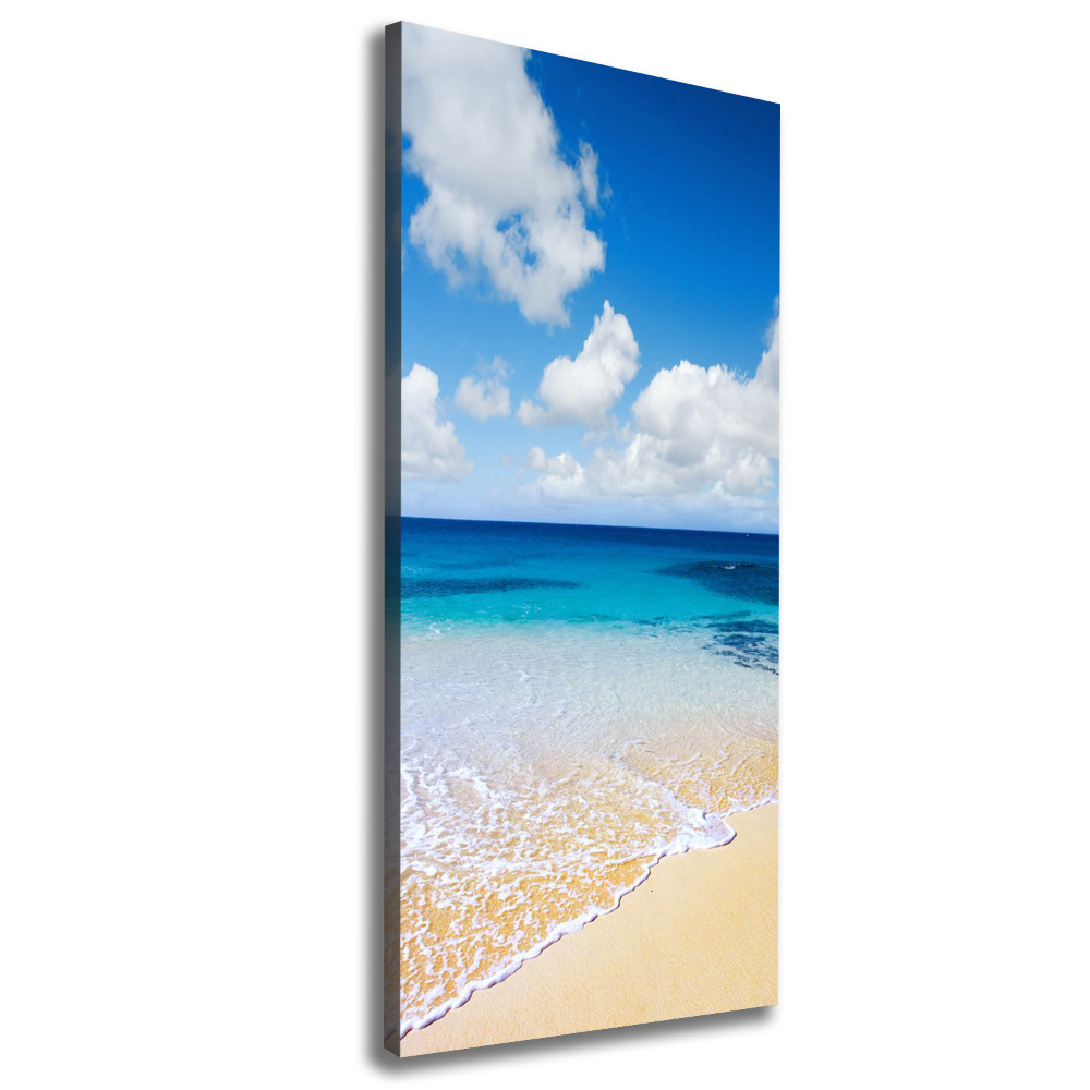 Canvas wall art Tropical beach