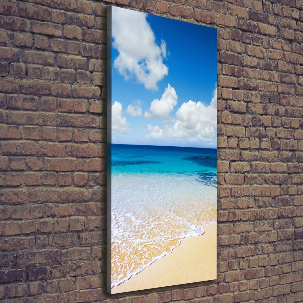 Canvas wall art Tropical beach