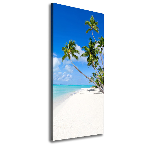 Canvas wall art Tropical beach