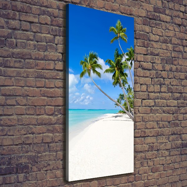 Canvas wall art Tropical beach