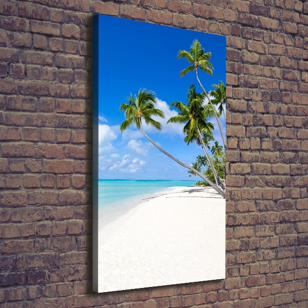 Canvas wall art Tropical beach