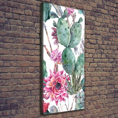 Picture canvas print Cacti