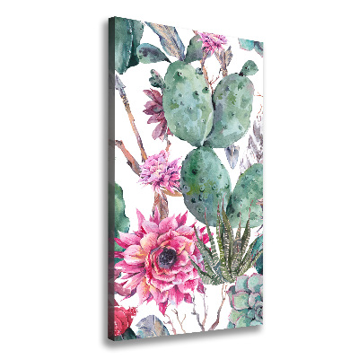 Picture canvas print Cacti