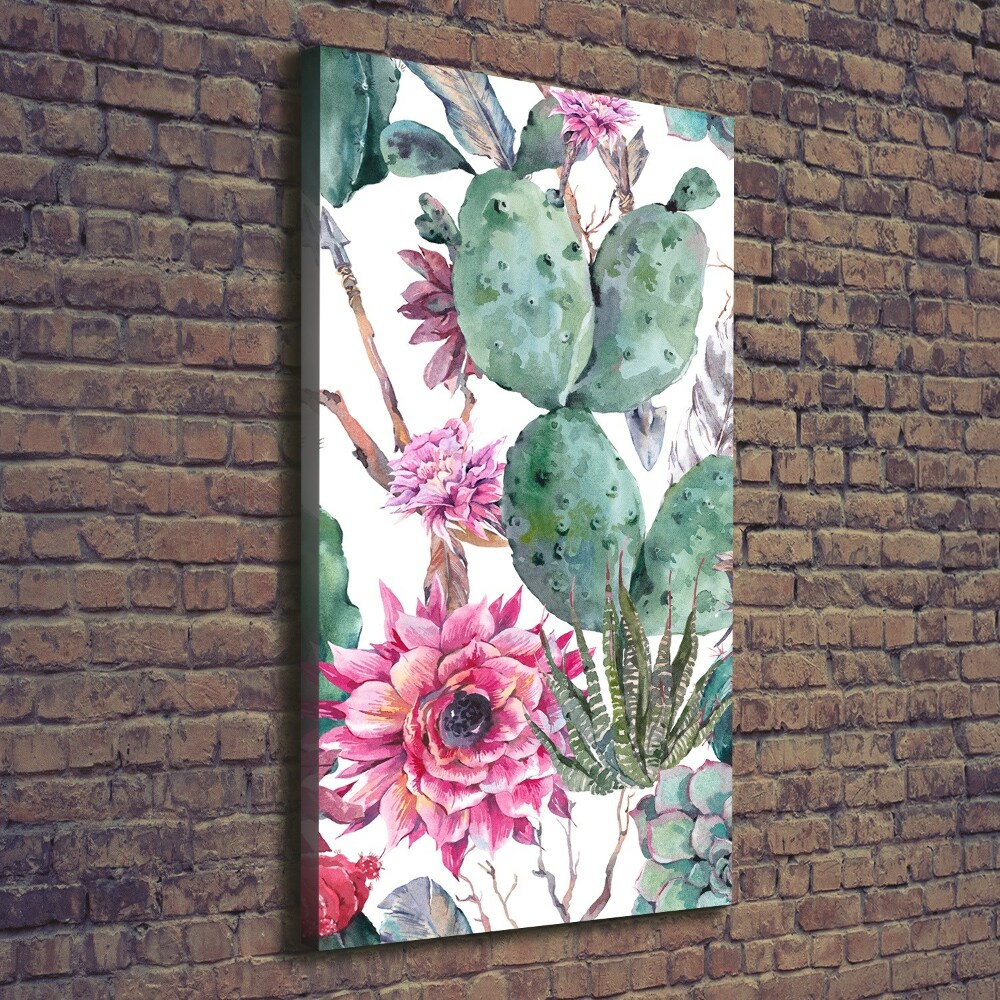 Picture canvas print Cacti