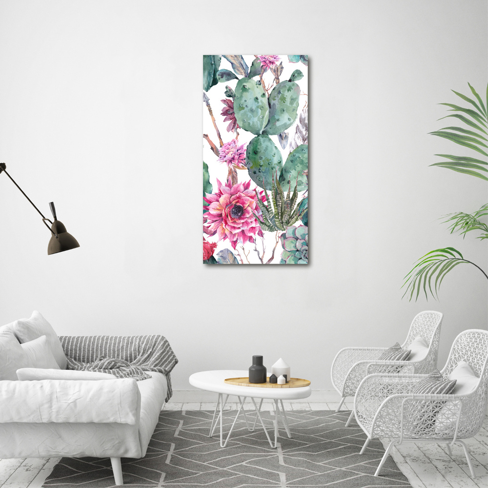 Picture canvas print Cacti