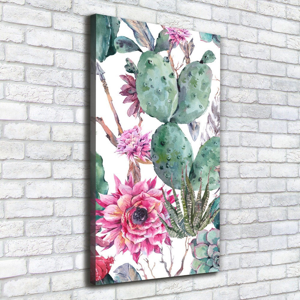 Picture canvas print Cacti