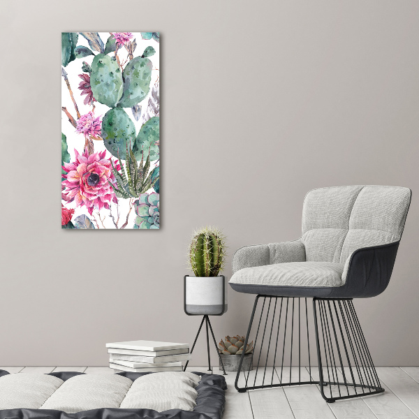 Picture canvas print Cacti